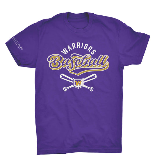 BASEBALL - Crossed Bats Tshirt - 64000