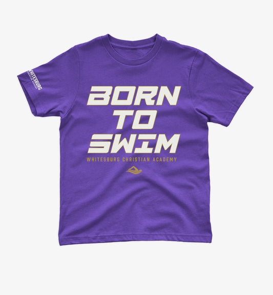 YOUTH SWIM & DIVE - BORN TO SWIM Tshirt