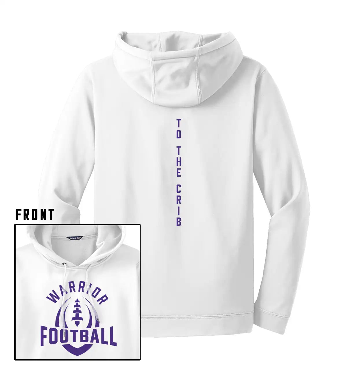 FOOTBALL - To the Crib Performance Hoodie