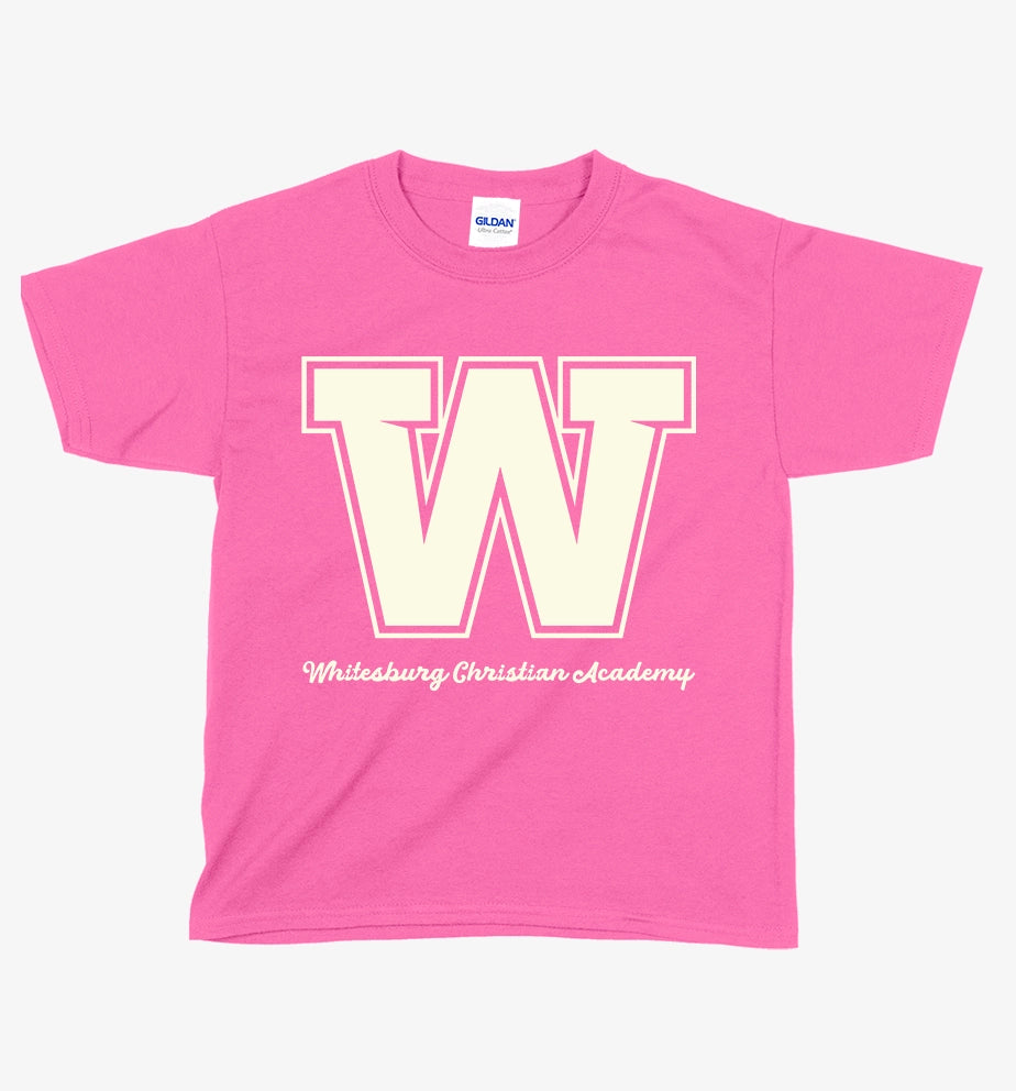 YOUTH Classic W with Script Tshirt - 5000b