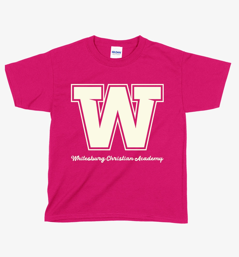 YOUTH Classic W with Script Tshirt - 5000b