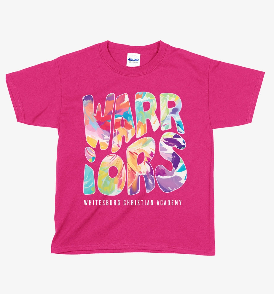 YOUTH Hyacinth Swirl Warriors Tshirt - 5000b