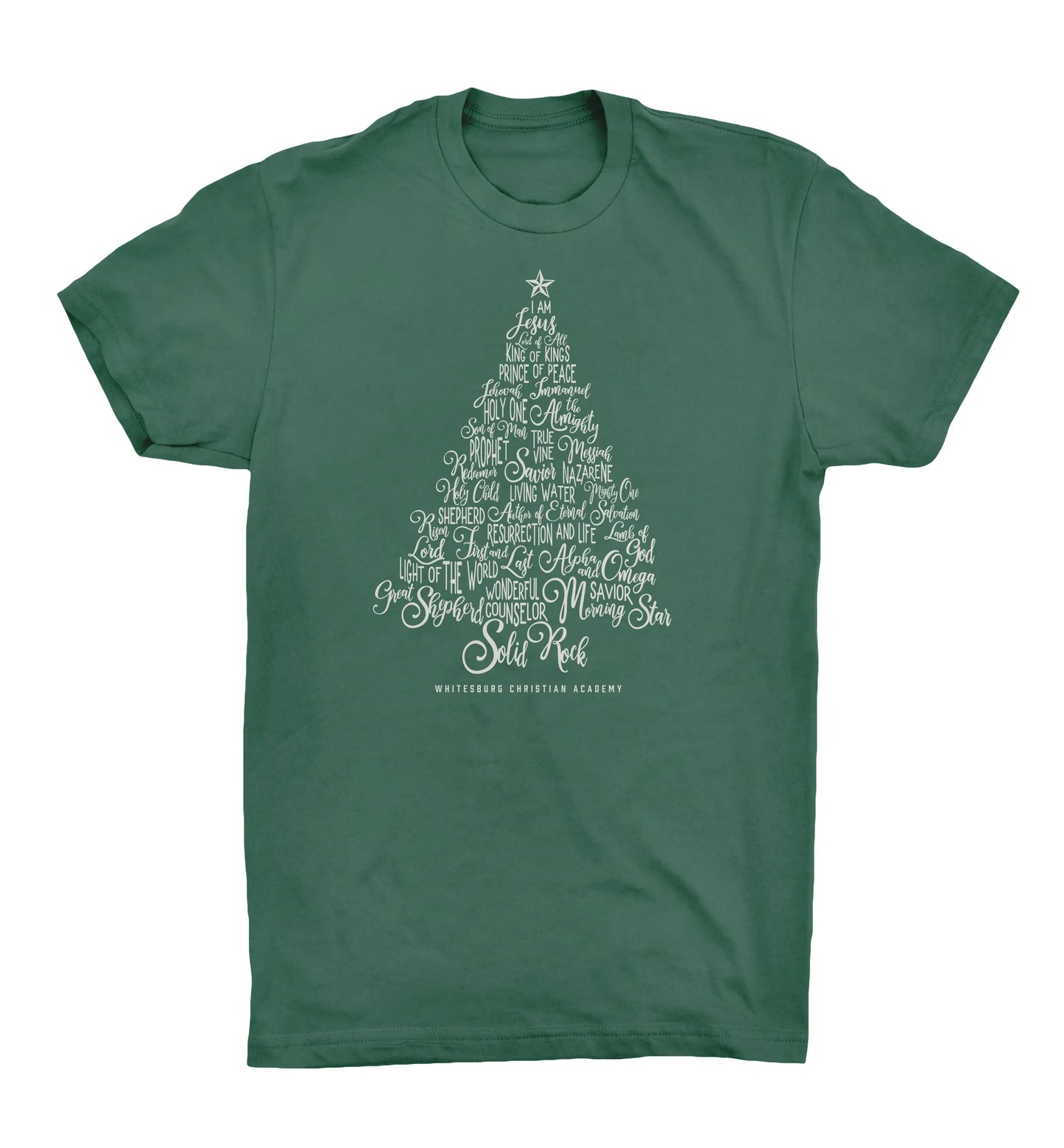 Names of Jesus Christmas Tshirt - ADULT