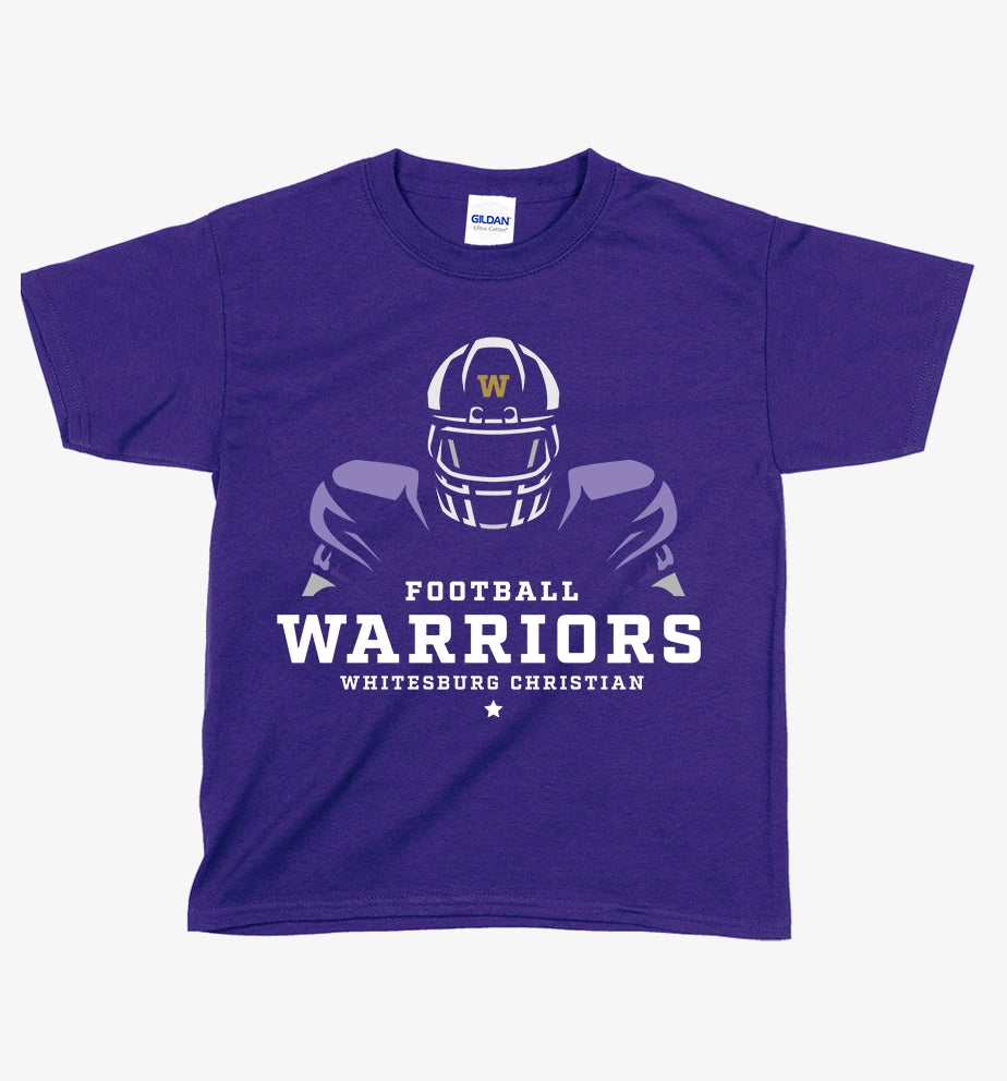 YOUTH FOOTBALL - FOCUSED Tshirt - 5000b
