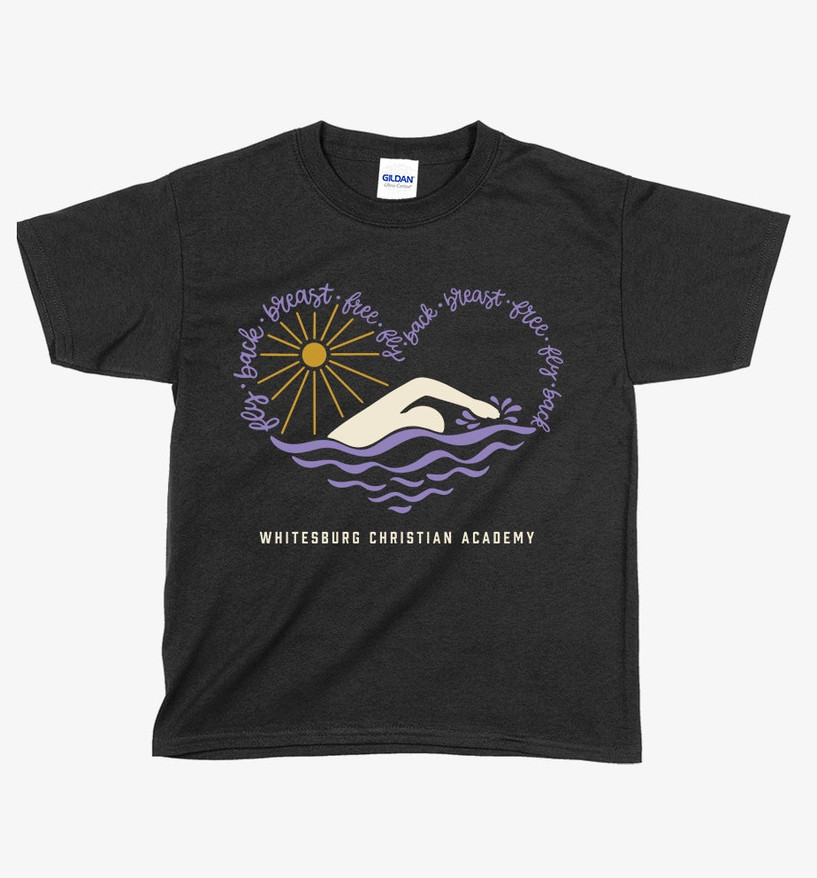 YOUTH SWIM & DIVE - Heart Tshirt - 5000b