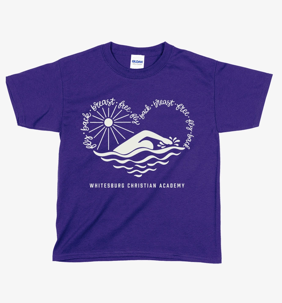 YOUTH SWIM & DIVE - Heart Tshirt - 5000b
