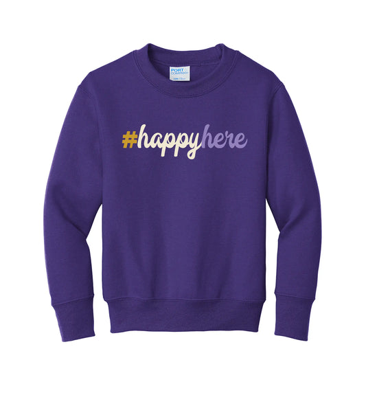 YOUTH #HAPPYHERE Sweatshirt - PC90Y