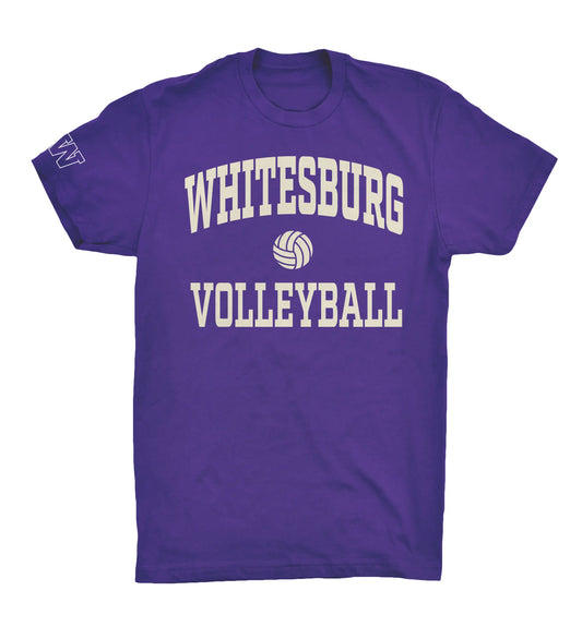 VOLLEYBALL - Collegiate Letters Tshirt