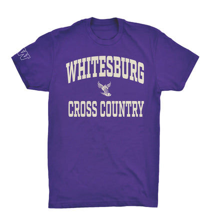 CROSS COUNTRY - Collegiate Letters Tshirt