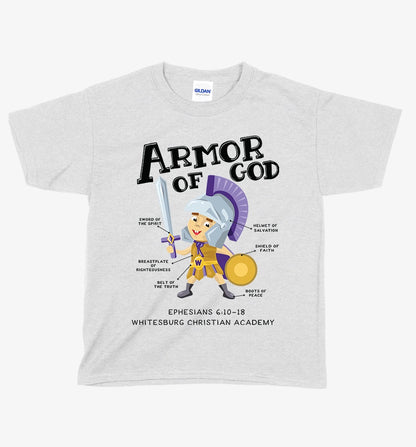 YOUTH Armor of God Tshirt - 5000b