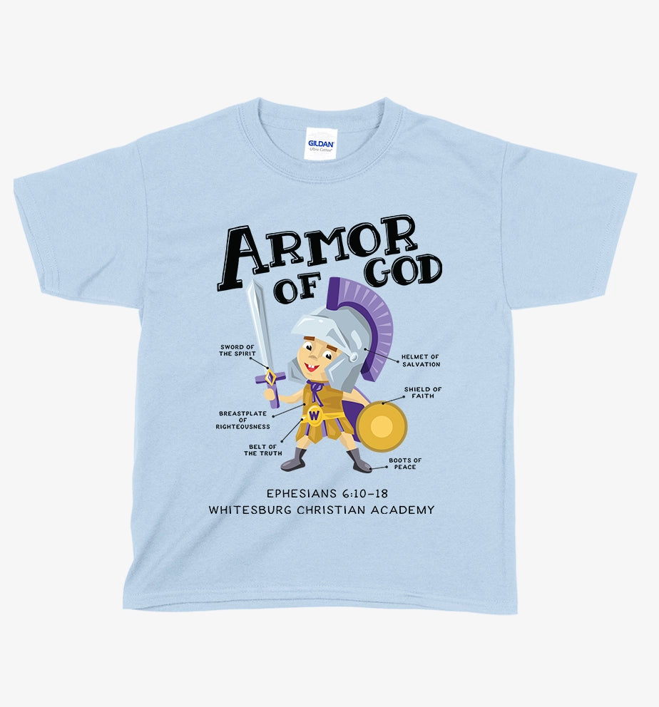 YOUTH Armor of God Tshirt - 5000b