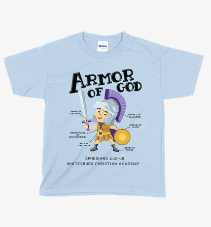 YOUTH Armor of God Tshirt - 5000b