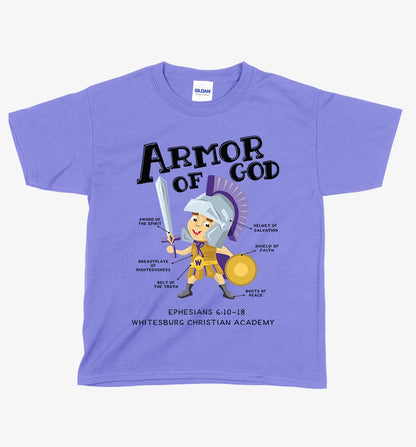 YOUTH Armor of God Tshirt - 5000b