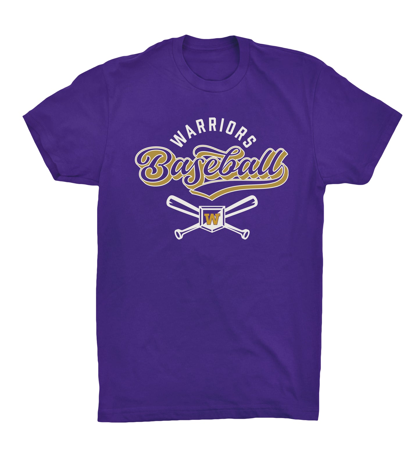 BASEBALL - Crossed Bats Tshirt - 64000