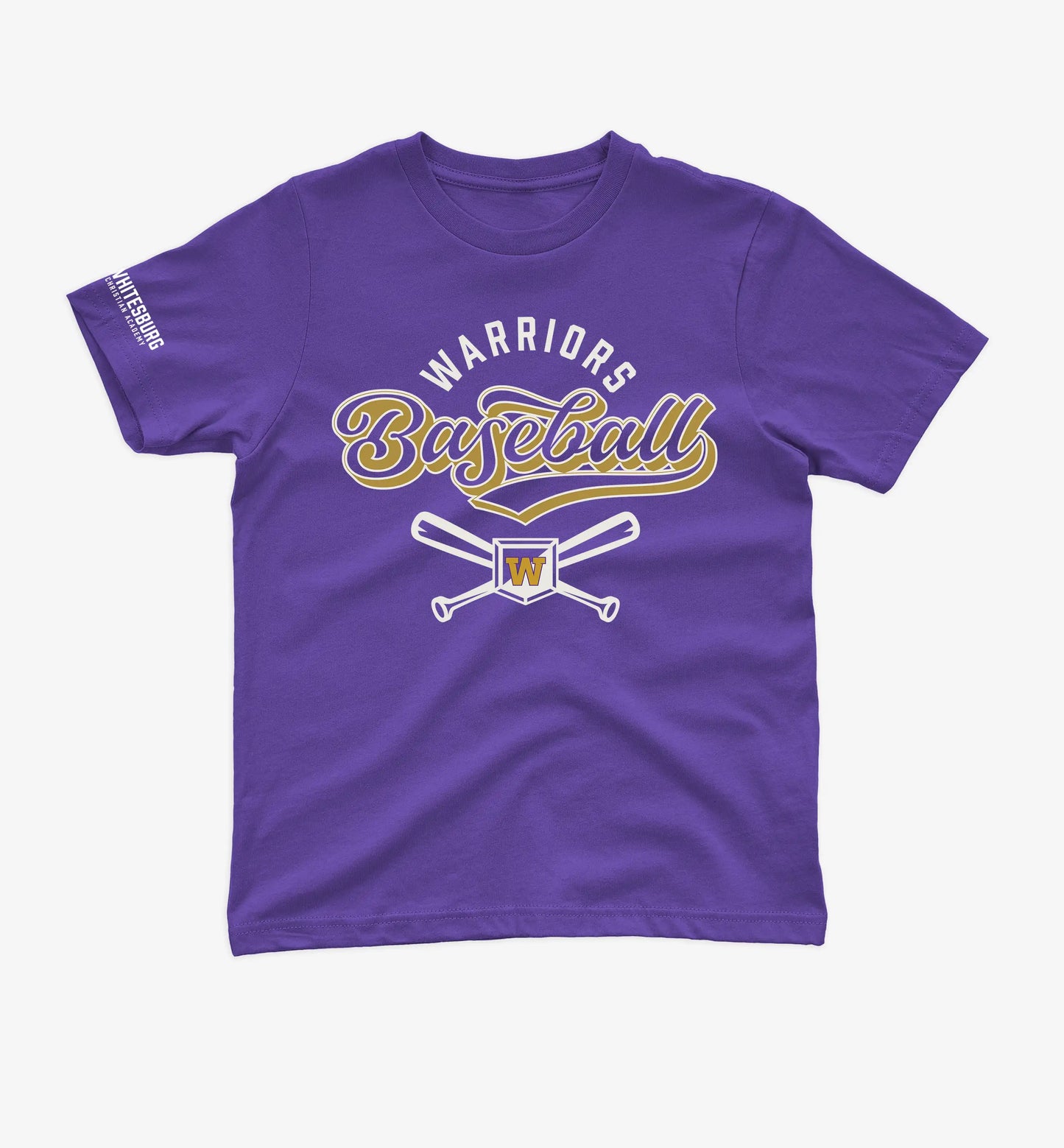 YOUTH BASEBALL - Crossed Bats Tshirt