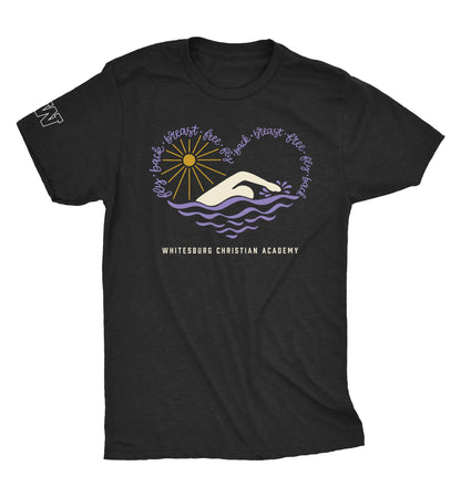 SWIM & DIVE - Heart Tshirt