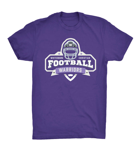 ADULT - FOOTBALL - Helmet Win Tshirt - 64000