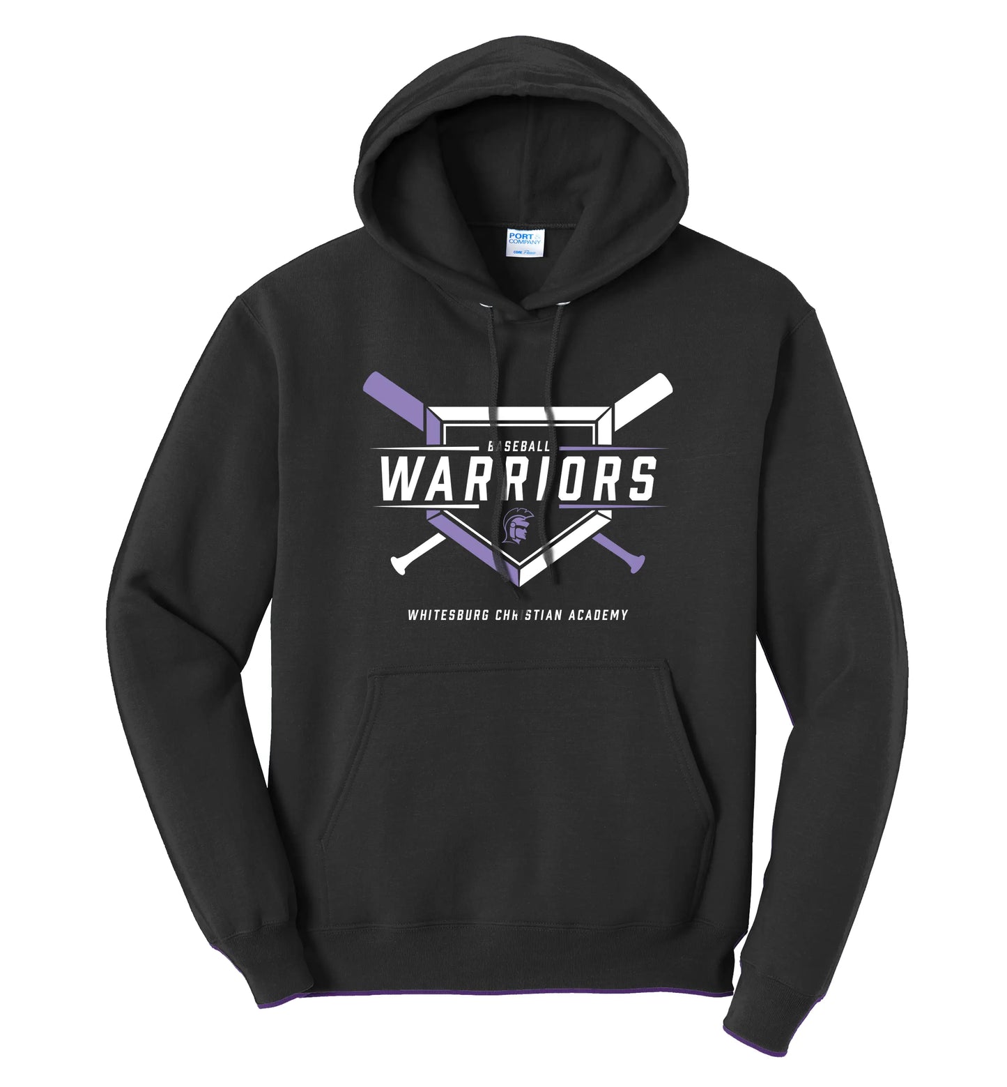 ADULT WARRIOR Baseball Home Plate Hoodie - PC78H NEW