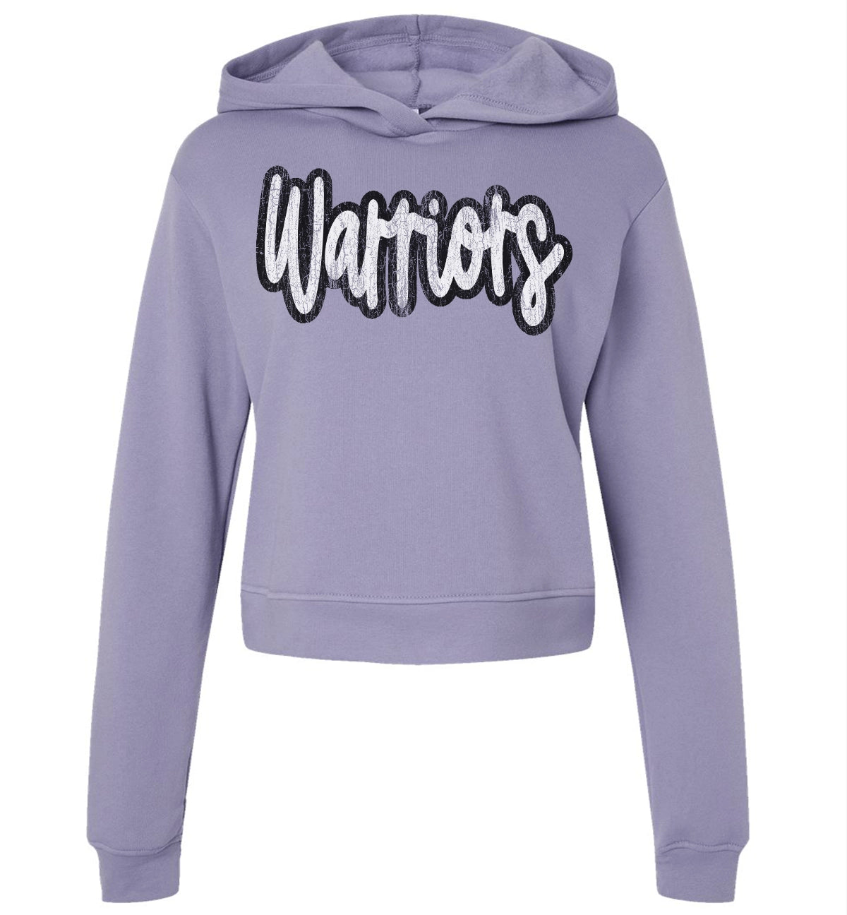 ADULT - Mid-Length Warriors Crackle Classic Hoodie - 7519