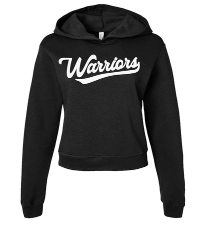 Mid-Length Flocked Warriors Classic Hoodie - 7519