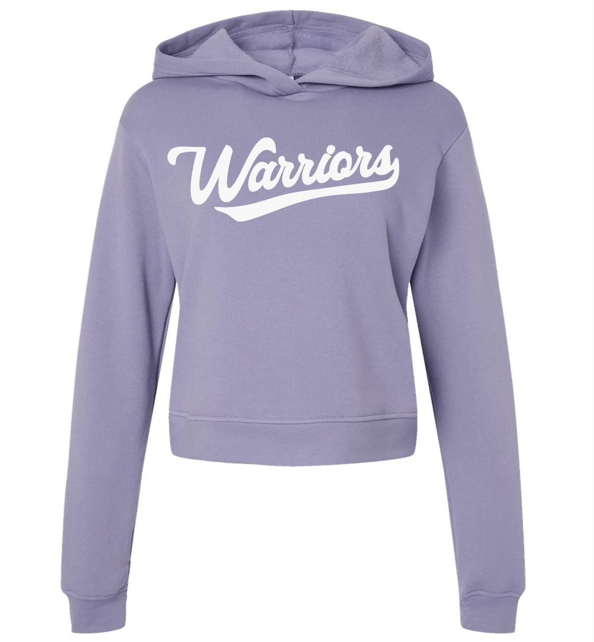 Mid-Length Flocked Warriors Classic Hoodie - 7519