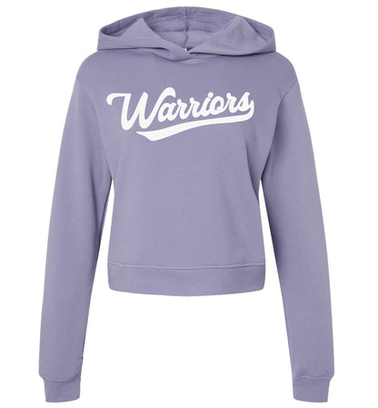 Mid-Length Flocked Warriors Classic Hoodie - 7519