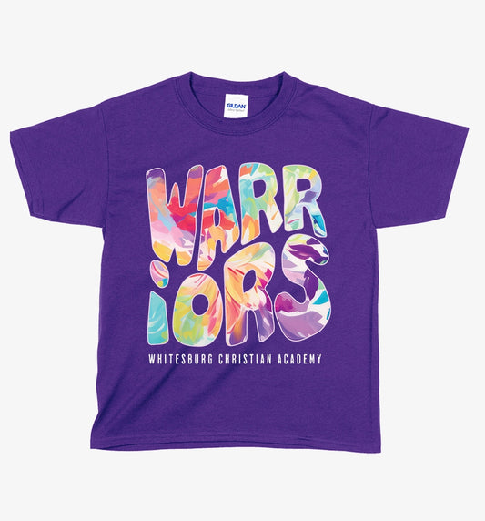 YOUTH Hyacinth Swirl Warriors Tshirt - 5000b