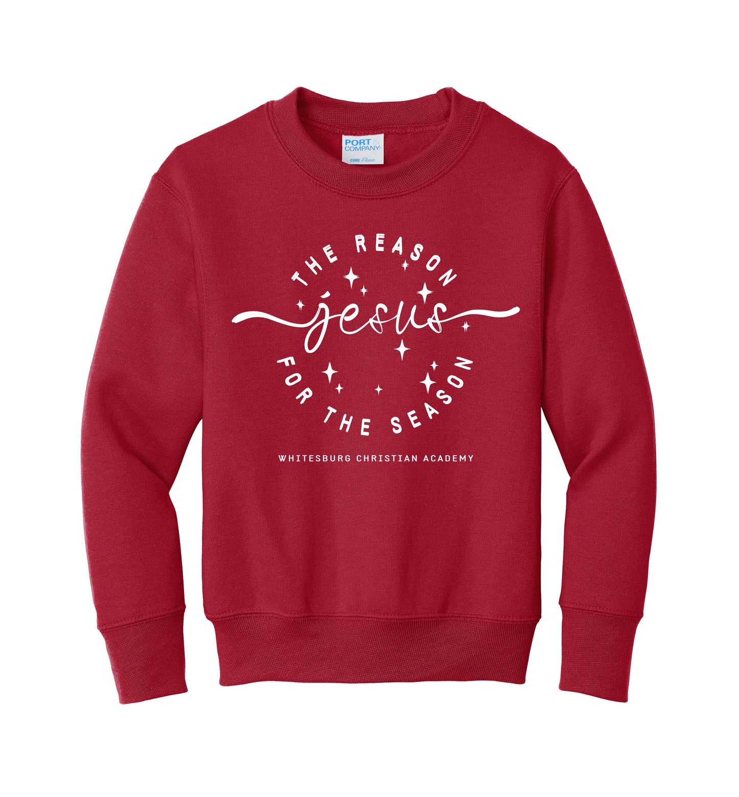 ADULT/YOUTH - 'Jesus is the Reason' Christmas Sweatshirt