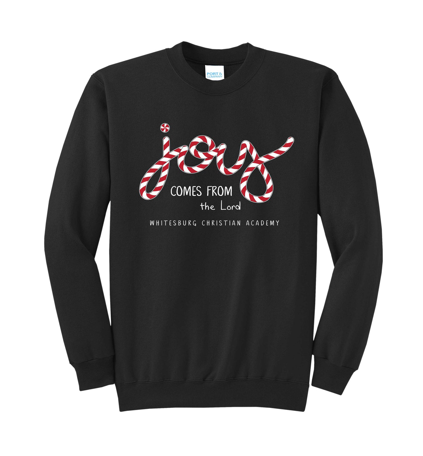 ADULT/YOUTH - 'Joy Comes From the Lord' Christmas Sweatshirt