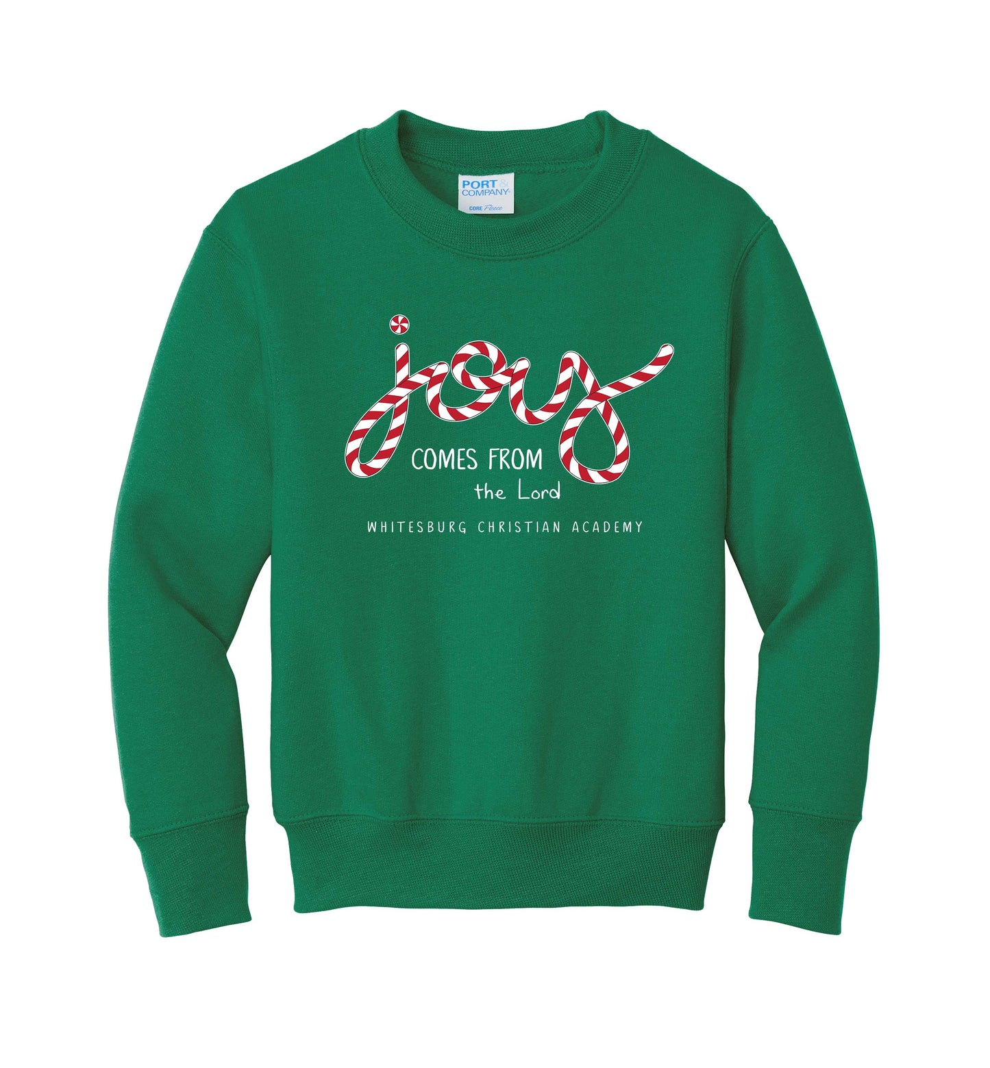 ADULT/YOUTH - 'Joy Comes From the Lord' Christmas Sweatshirt