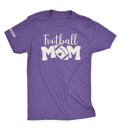 FOOTBALL - Mom Heart - Personalized Tshirt