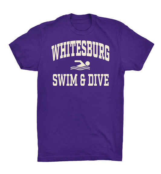 SWIM & DIVE - COLLEGIATE Tshirt - 64000