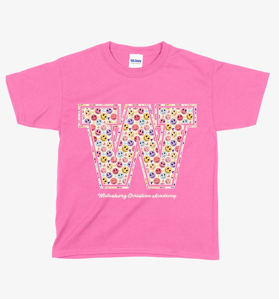 YOUTH Smiley W Tshirt - 5000b