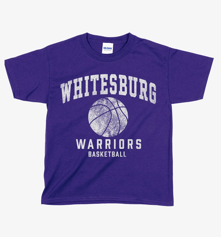 YOUTH BASKETBALL - OLD SCHOOL Tshirt - 5000b