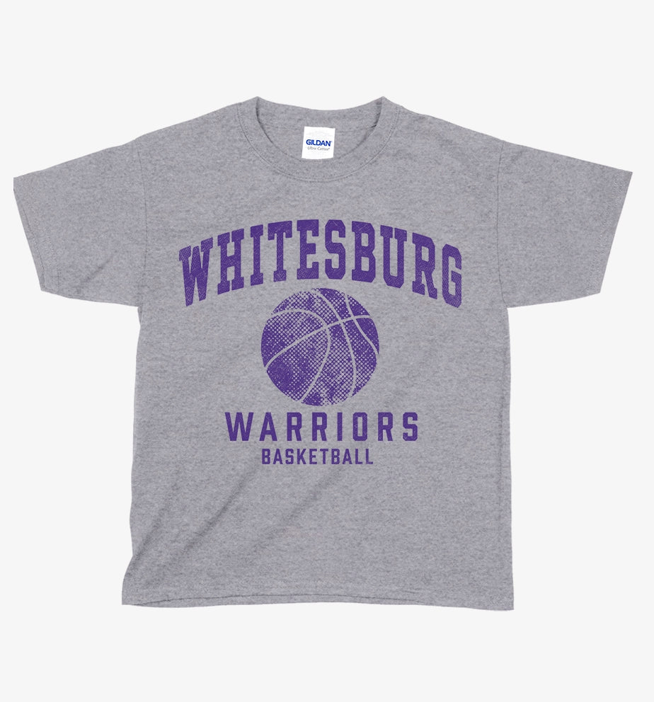 YOUTH BASKETBALL - OLD SCHOOL Tshirt - 5000b