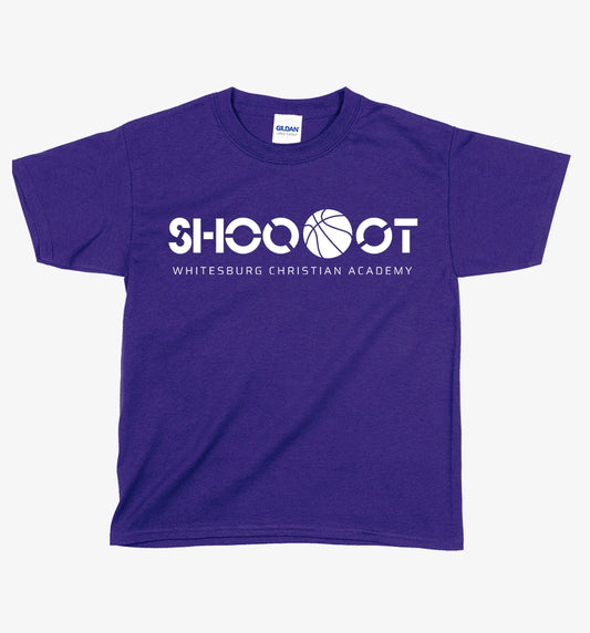 YOUTH BASKETBALL - SHOOOT Tshirt - 5000b