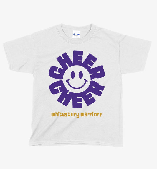 YOUTH CHEER Smiley Tshirt - 5000b