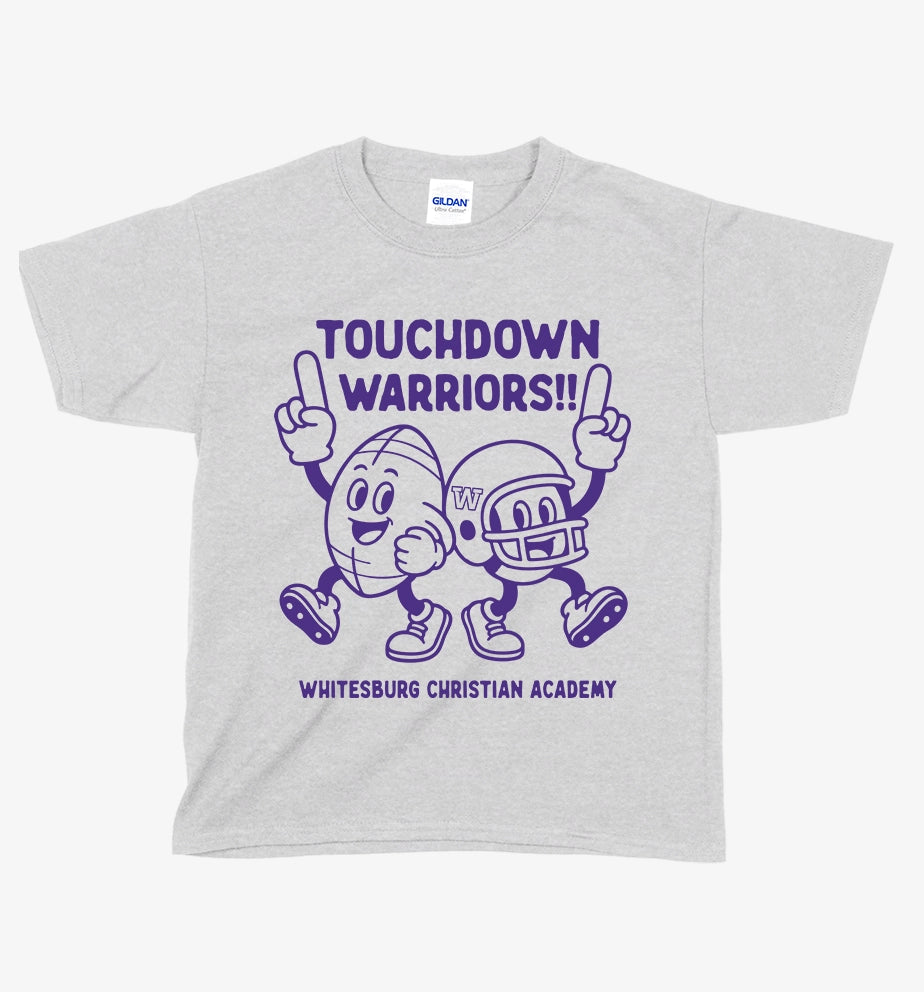 YOUTH FOOTBALL - Touchdown Characters Tshirt - 5000b