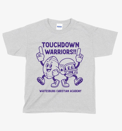 YOUTH FOOTBALL - Touchdown Characters Tshirt - 5000b