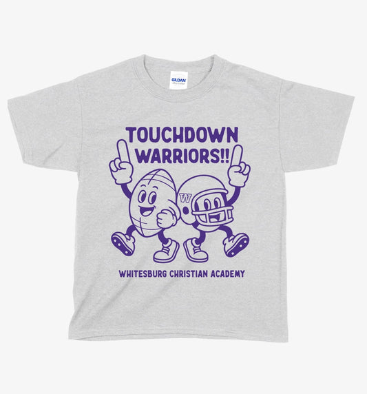 YOUTH FOOTBALL - Touchdown Characters Tshirt - 5000b