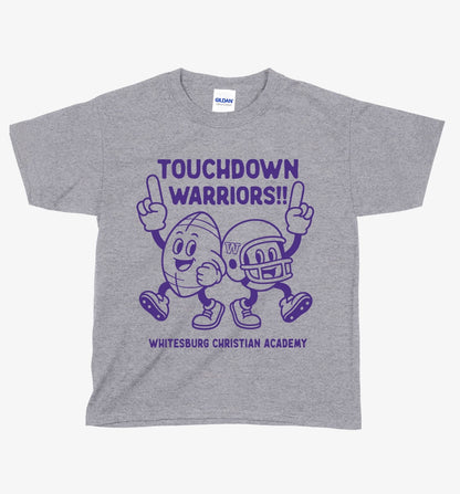 YOUTH FOOTBALL - Touchdown Characters Tshirt - 5000b