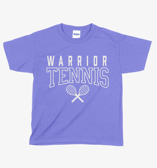 YOUTH TENNIS - Crossed Racquets Tshirt - 5000b