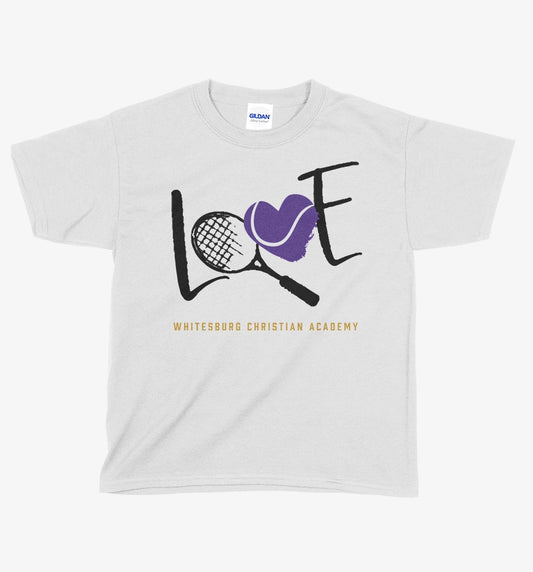 YOUTH TENNIS - Love Tshirt - 5000b