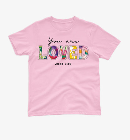 YOUTH You Are Loved Tshirt - 3001Y