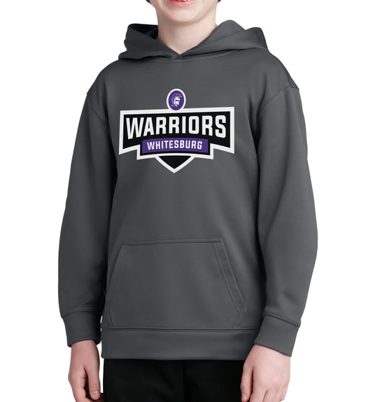 YOUTH Badge Performance Hoodie - YST244