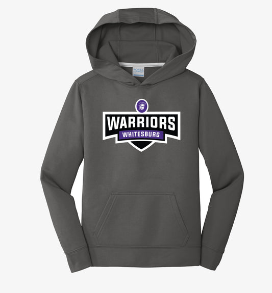 YOUTH Badge Performance Hoodie - YST244
