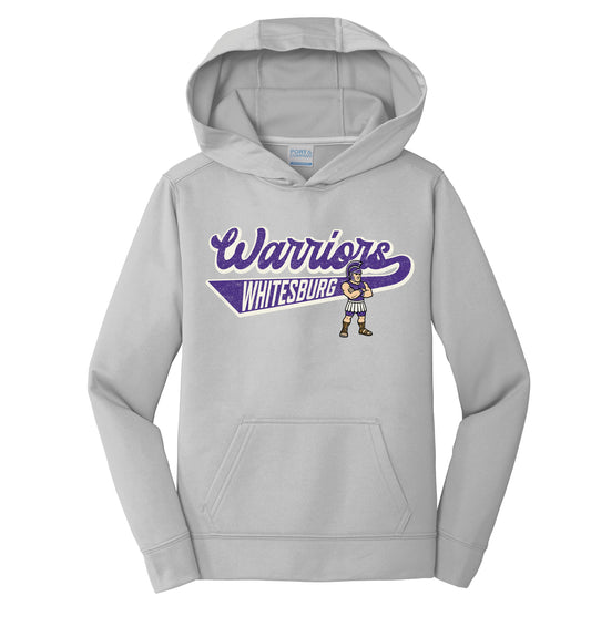 YOUTH Warriors Mascot Swoosh Performance Hoodie - PC590YH
